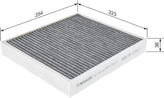 Bosch R5502 Filtro de Habitáculo de Carbón Activo