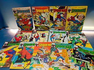 comics, grapas, 13 números, Spiderman SPIDER-MAN vol 3 63A, hasta 63I y 64, 65, 66, 67 vertive comics