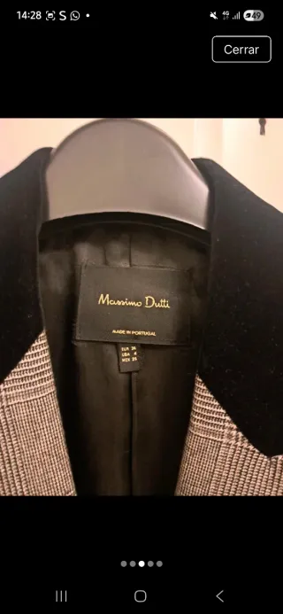 Americana Massimo Dutti cuadros vintage