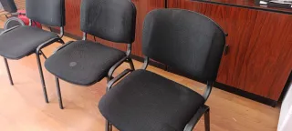 Sillas de oficina negras