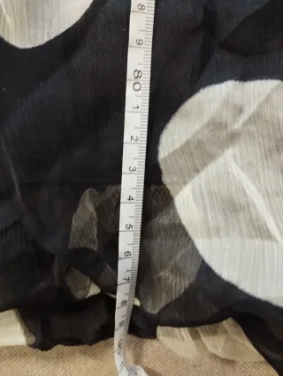 Vestido vintage negro lunares palabra de honor