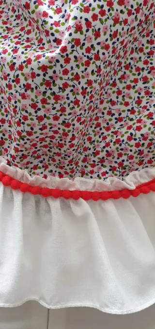 Pañoleta flamenca bordada