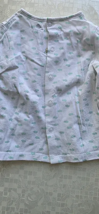 Abito bimba jeans con maglia fantasia