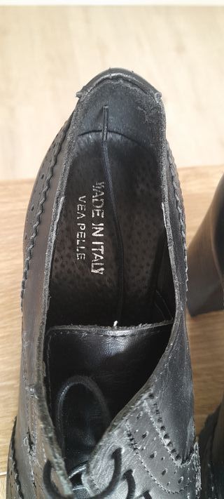 Scarpe donna nere con tacco