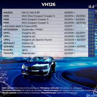 VALEO Silencio Escobilla - VH127 - Escobilla Limpi