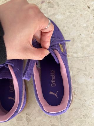 Zapatillas Puma Palermo Moradas totalmente nueva