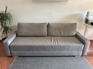 Sofá Ikea Gris Tela