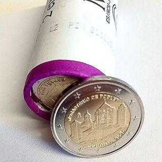 España 2026, Monasterio de Poblet, moneda 2 euros