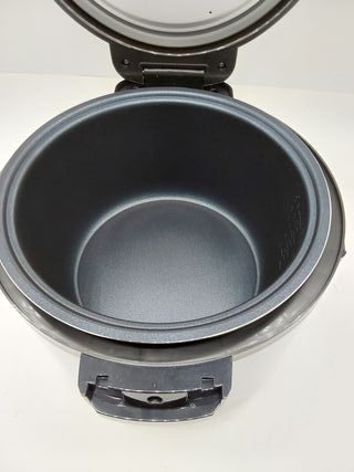 VEVOR Olla Arrocera Comercial de 45 Tazas, 9 Litros y Calentador con Olla Interior Antiadherente, Cocción Rápida y Mantenimiento