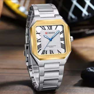 Reloj CURREN Hombre Oro y Plata