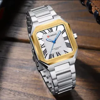 Reloj CURREN Hombre Oro y Plata