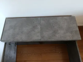 Coppia di Comodini Bassi in Pietra e Legno