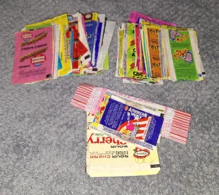 Lotto 206 Confezioni di Gomme da Masticare Straniere
