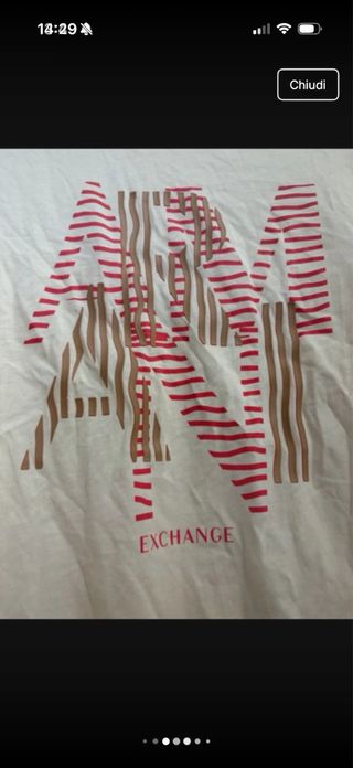 T-shirt Armani Exchange donna cotone