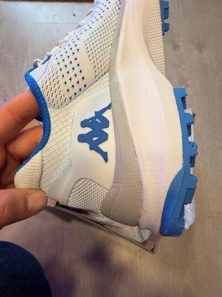Zapatillas Kappa Blancas y Azules Talla 42