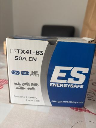 Batería EnergySafe ESTX4L-BS 12V 3Ah Nueva