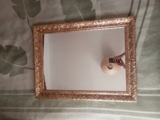 Espejo antiguo dorado 82x62