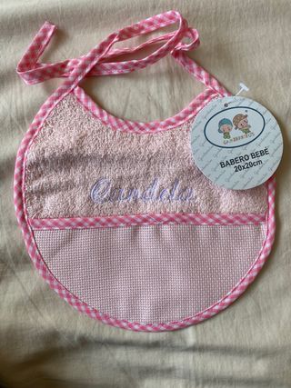 Babero bebé personalizado Candela