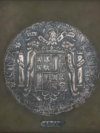 Pieza Artística Peseta 1944 "PIMARO "