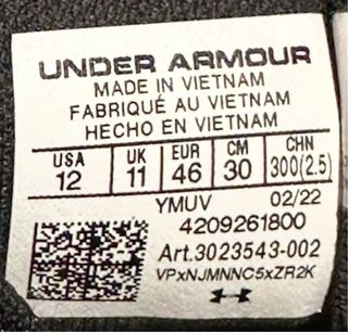 Under Armour HOVR Negras Talla 46 Seminuevas