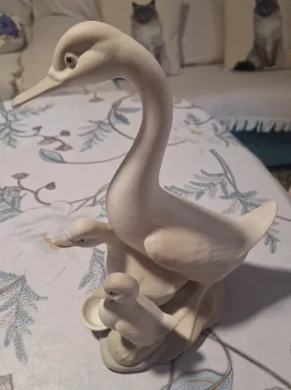 Figura de porcelana de patos Miquel Requena