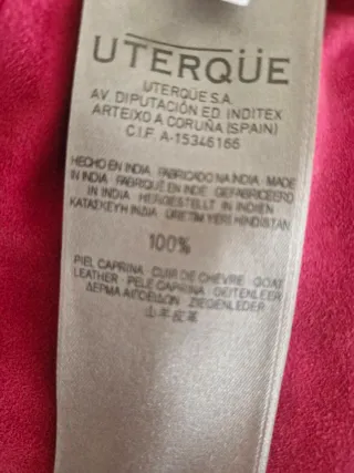 Blazer Uterqüe 100% Piel