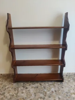 Estantería de madera 4 baldas