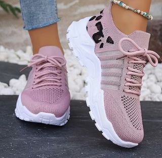 Sneakers Donna Leggere Bianche Nere