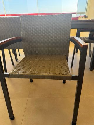 Mesa y 6 Sillas Terraza/Jardín
