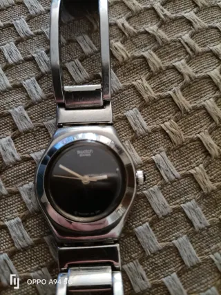Orologio Swatch donna nero/argento