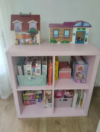 Estantería rosa Ikea kallax