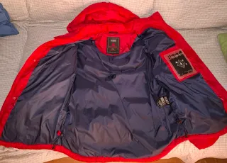 Giacca rossa bambina