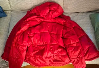Giacca rossa bambina