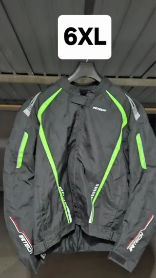 Chaqueta Moto R Tech 6XL Negra y Verde