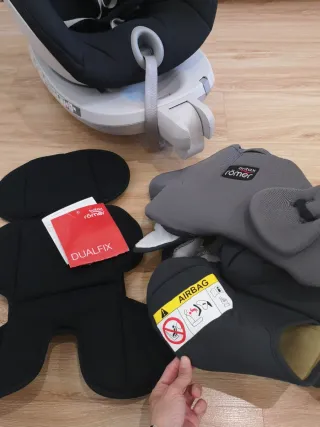 Britax Römer Dualfix Silla Coche 0+/1 giratoria