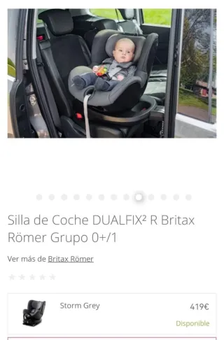 Britax Römer Dualfix Silla coche 360 + 2 fundas