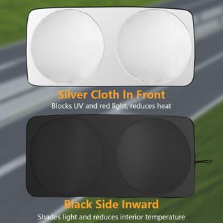 URAQT Parasol Delantero Coche, Sol Sombra, Protect