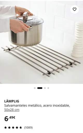 Salvamanteles metálico IKEA LÄMPLIG