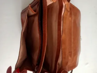 Borsello uomo vintage pelle marrone