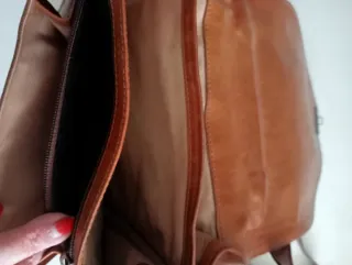 Borsello uomo vintage pelle marrone