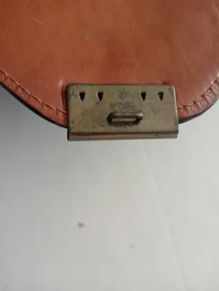 Borsello uomo vintage pelle marrone