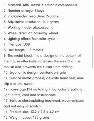 Ratón Gamer K-Snake Q5 Negro/Plata