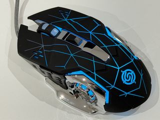 Ratón Gamer K-Snake Q5 Negro/Plata