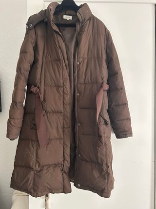Abrigo plumas talla L