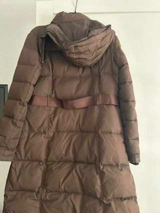 Abrigo plumas talla L