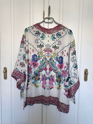 Kimono Zara Estampado Multicolor Talla Única
