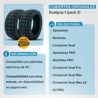 Neumáticos cubiertas ruedas patinetes (SpeedWay/Ro