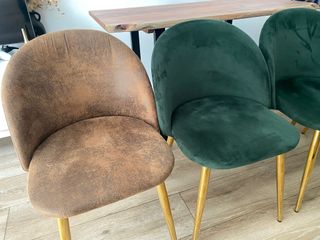 Mesa Comedor Madera Maciza y Sillas