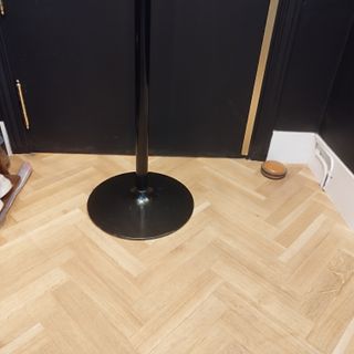 Perchero pie Vintage Space Age Negro/Plata 1,76 cm