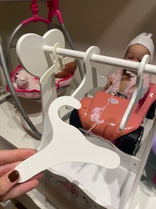 Armario Juguete madera Bebé con dibujo Flores